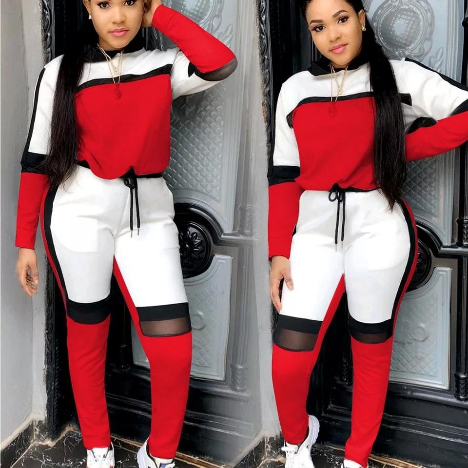 Hooded 2 Piece Tracksuit Set