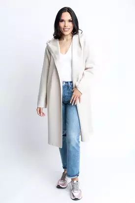 Hooded Sweater Cardigan Coat