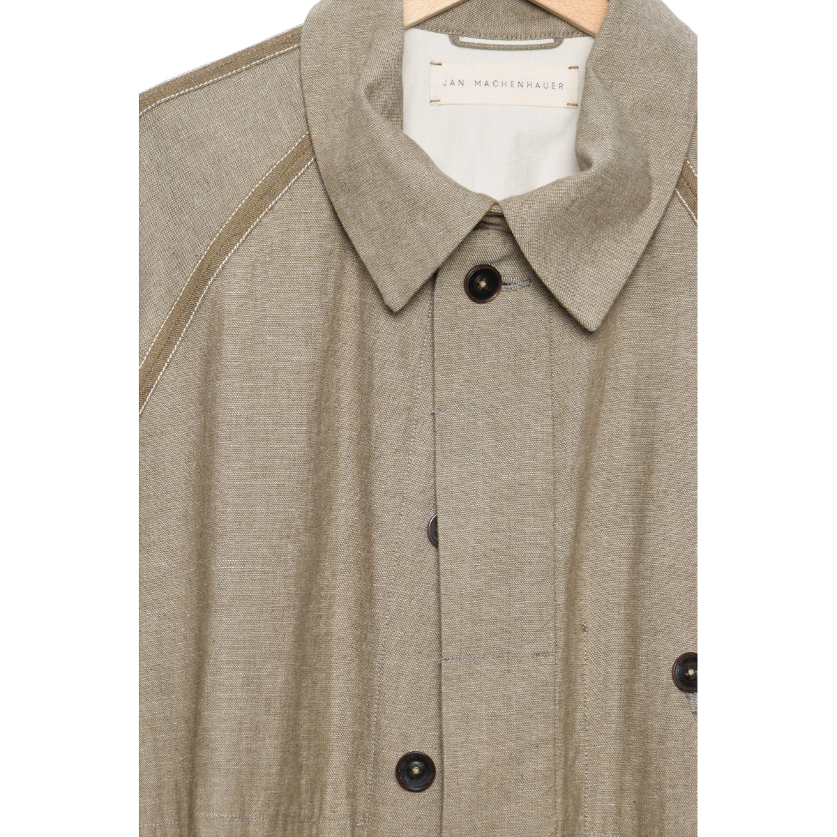 Jan Machenhauer Stockholm Coat teak denim inside out