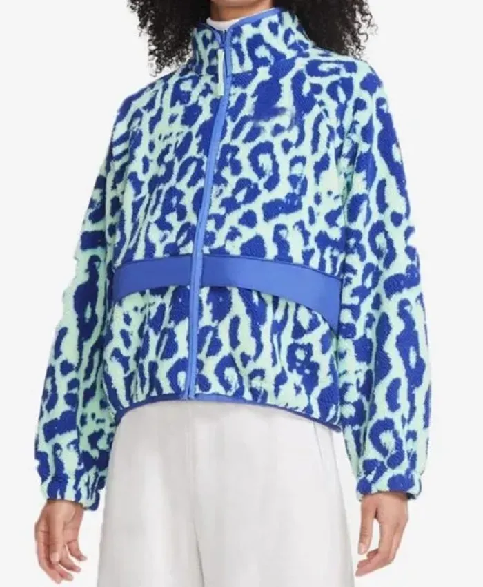 Jenny Boyd Legacies Blue Leopard Jacket - William Jacket