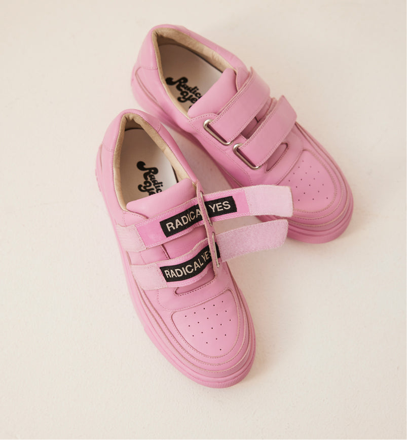 Journey 3.0 Leather Velcro Trainer | Wild Rose