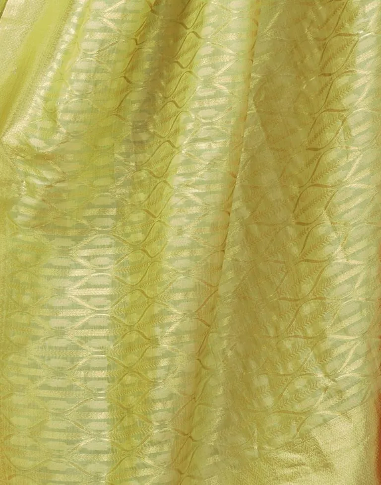 Light Green Silk Woven Sarees