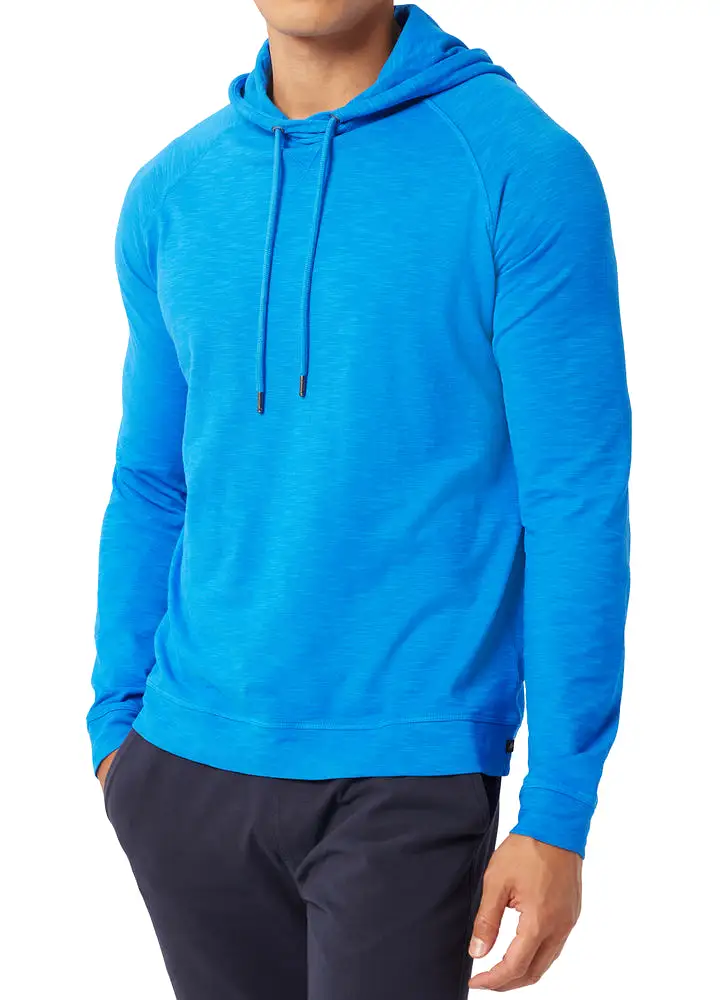 Long Sleeve Hoodie in Slub Cotton G3171