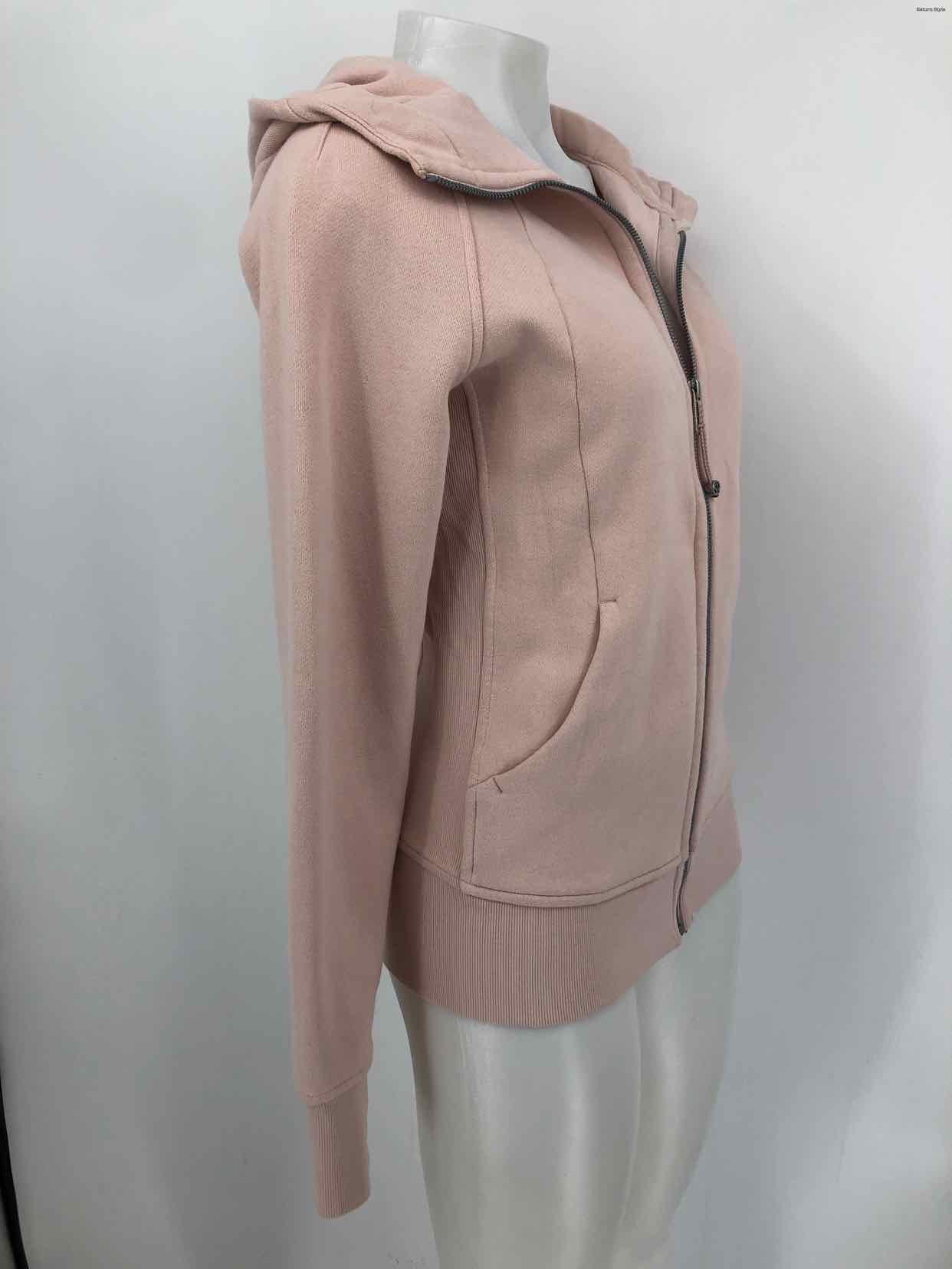 LULULEMON Pink Zip Hoodie Size 6  (S) Activewear Top