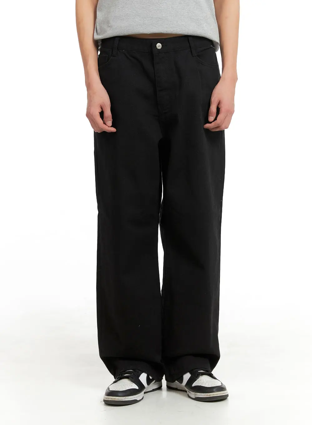 Men's Basic Wide Leg Pants IA401