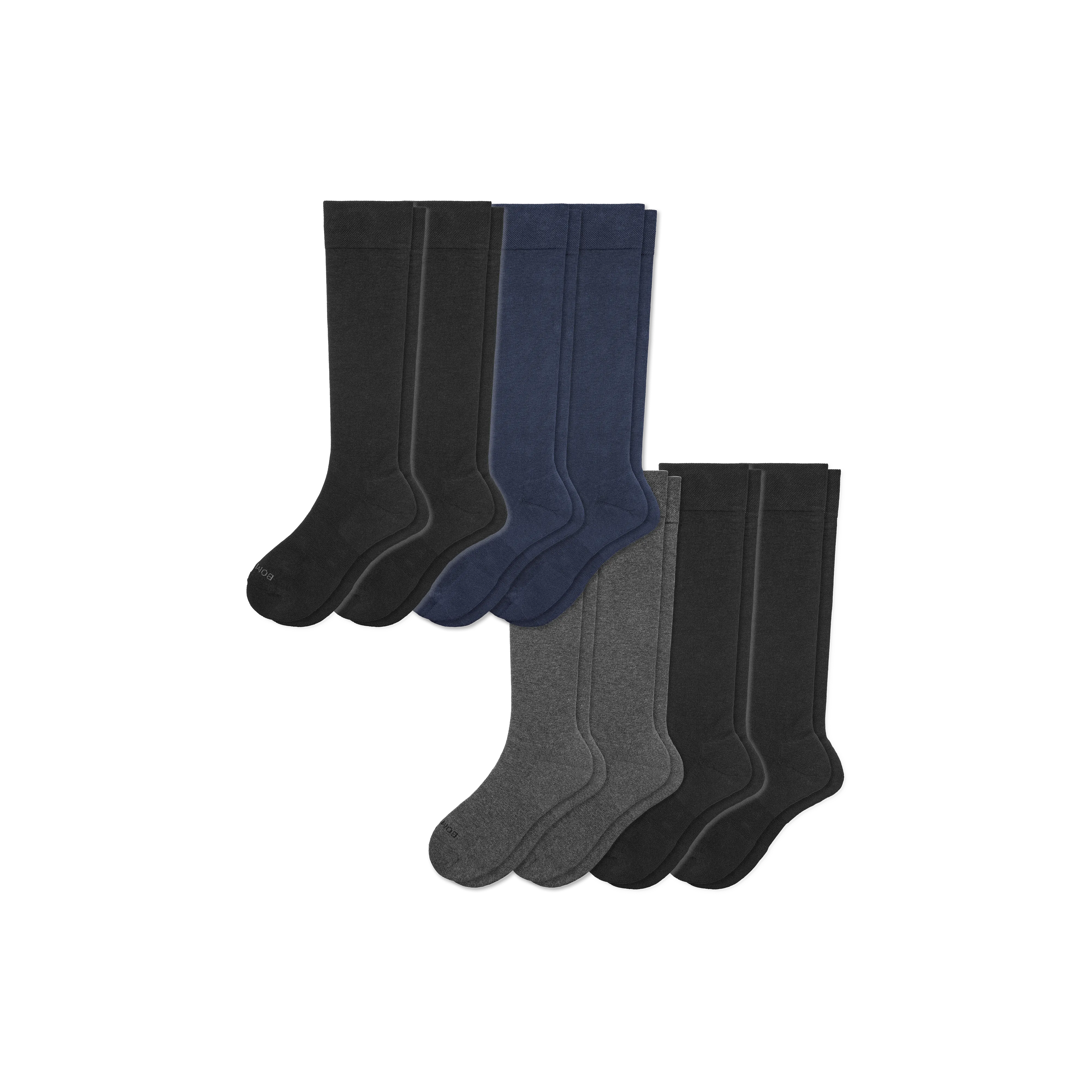 Men's Dress Over the Calf Sock 8-Pack