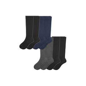 Men's Dress Over the Calf Sock 8-Pack