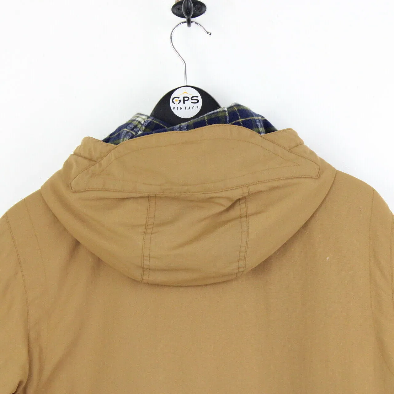 Mens FRED PERRY Parka Jacket Tan | XS