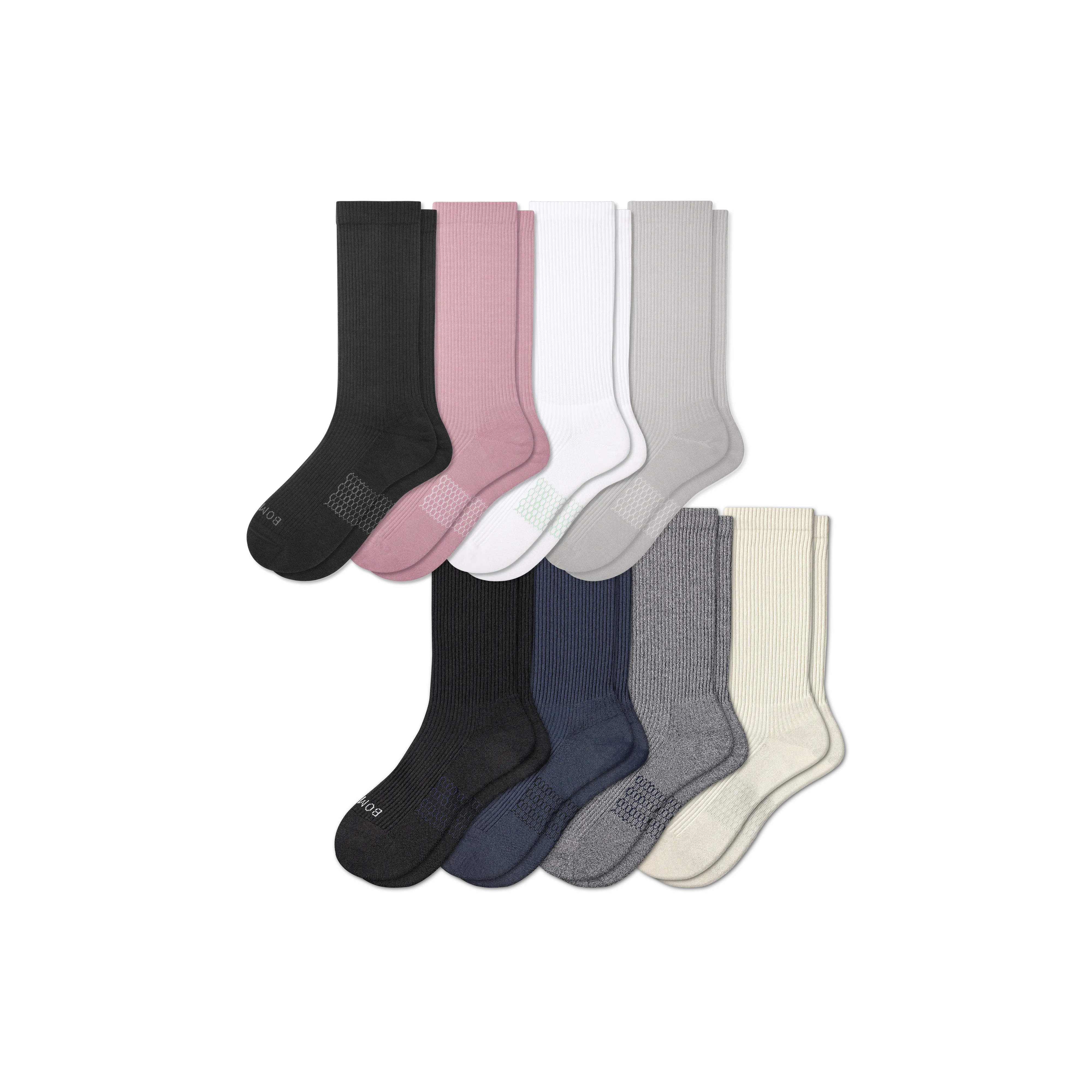 Men's Modern Rib Calf Sock 8-Pack