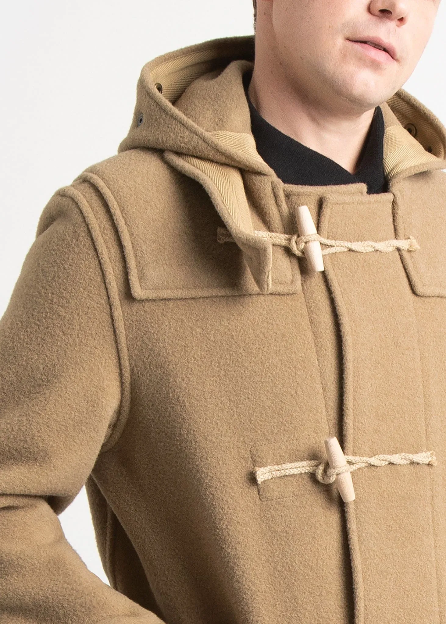 Mid Monty Duffle Coat Camel