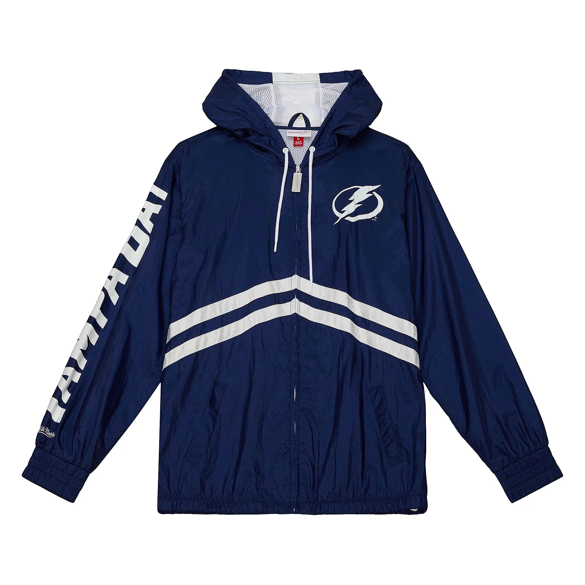 Mitchell & Ness NHL Tampa Bay Lightning Full Zip Undeniable Windbreaker