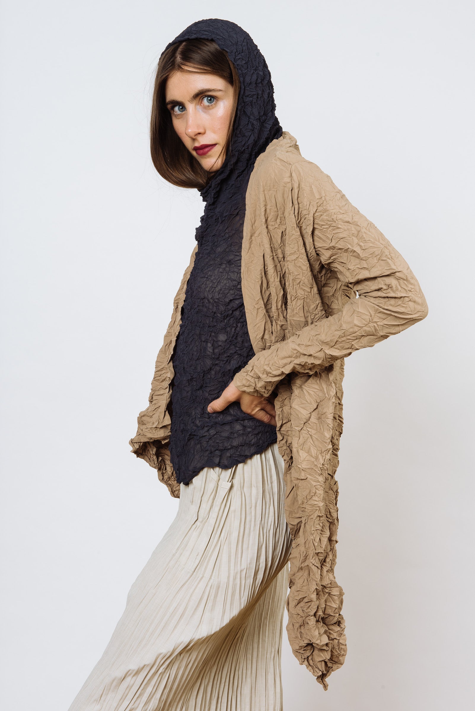 Moth Ali Cardigan | Khaki