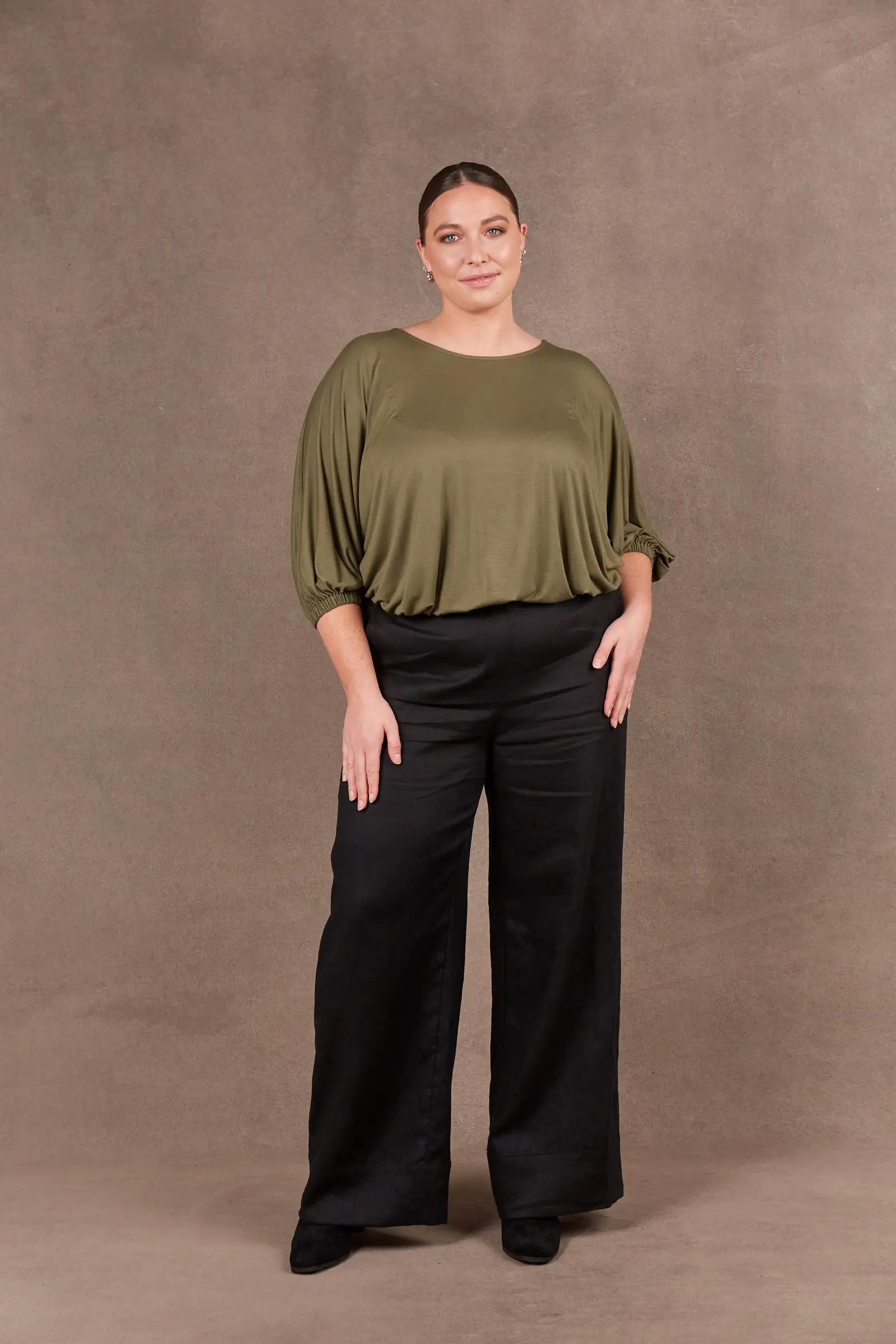 Nama Linen Pant - Ebony Black