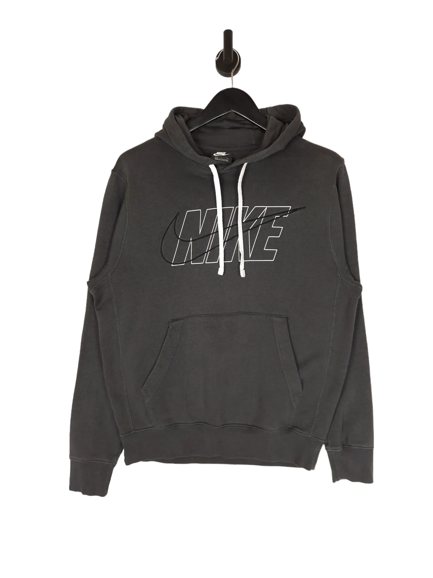 Nike Embroidered Swoosh Hoodie - Size Small