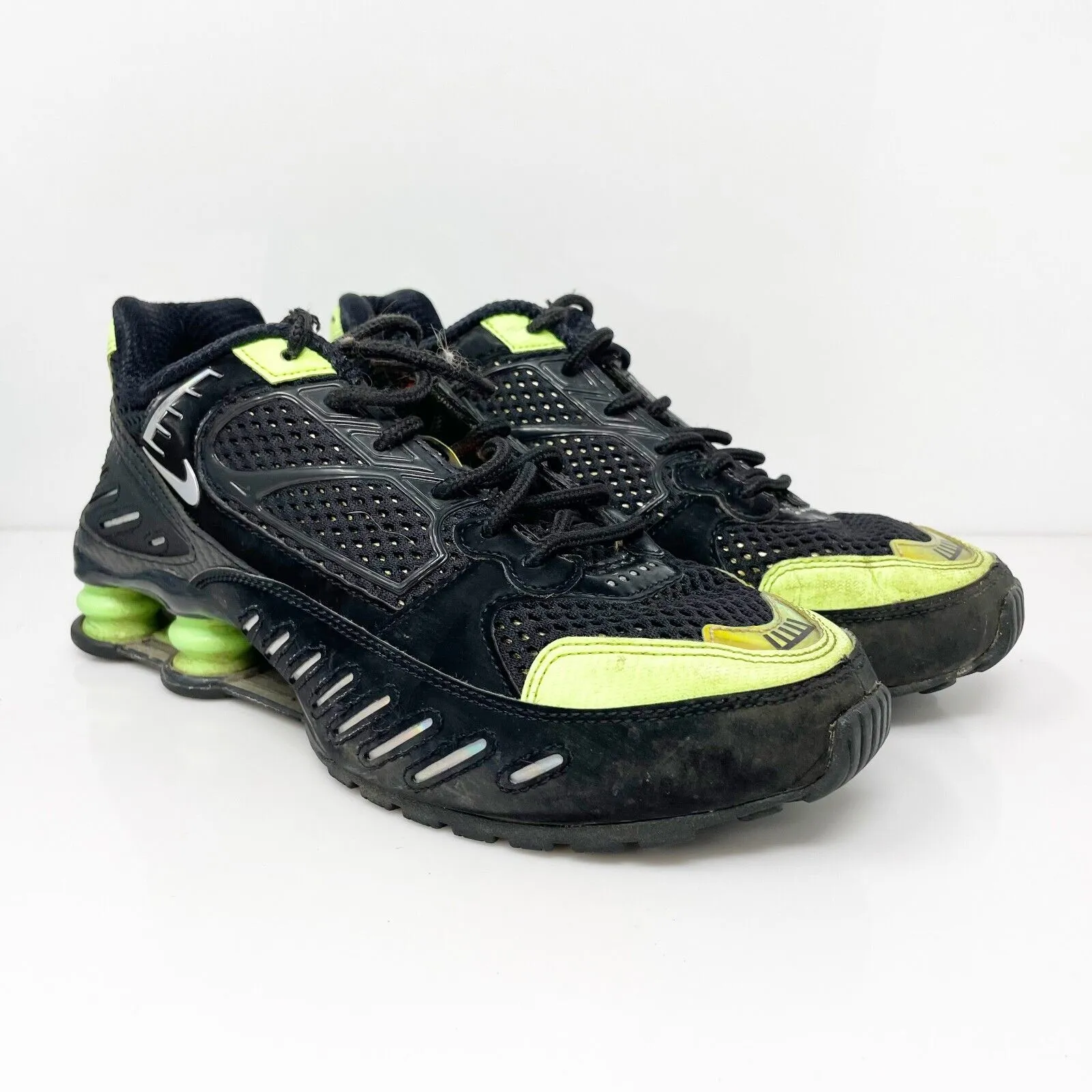 Nike Womens Shox Enigma CK2084-002 Black Running Shoes Sneakers Size 7.5