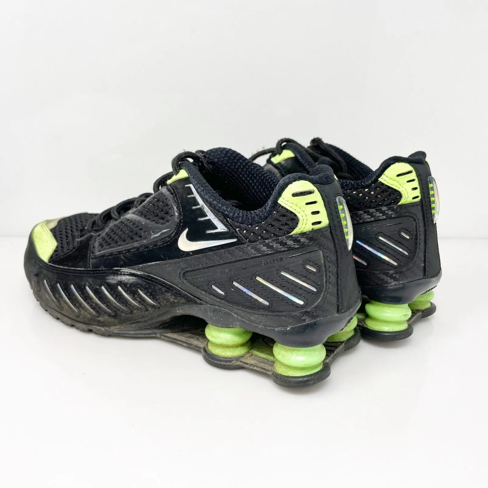 Nike Womens Shox Enigma CK2084-002 Black Running Shoes Sneakers Size 7.5