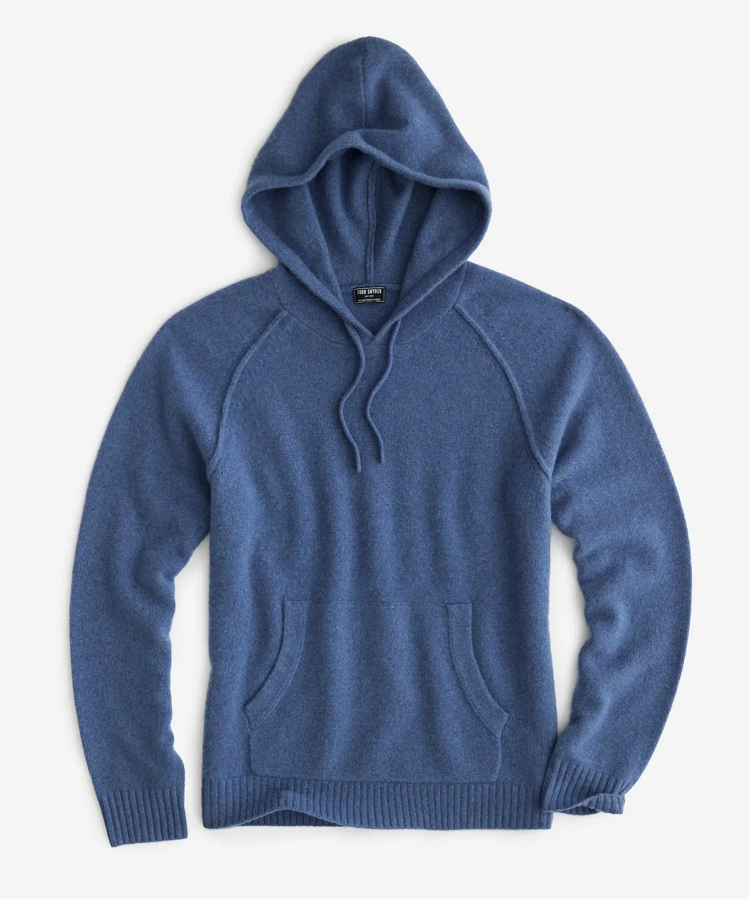 Nomad Cashmere Hoodie in Blue Jean