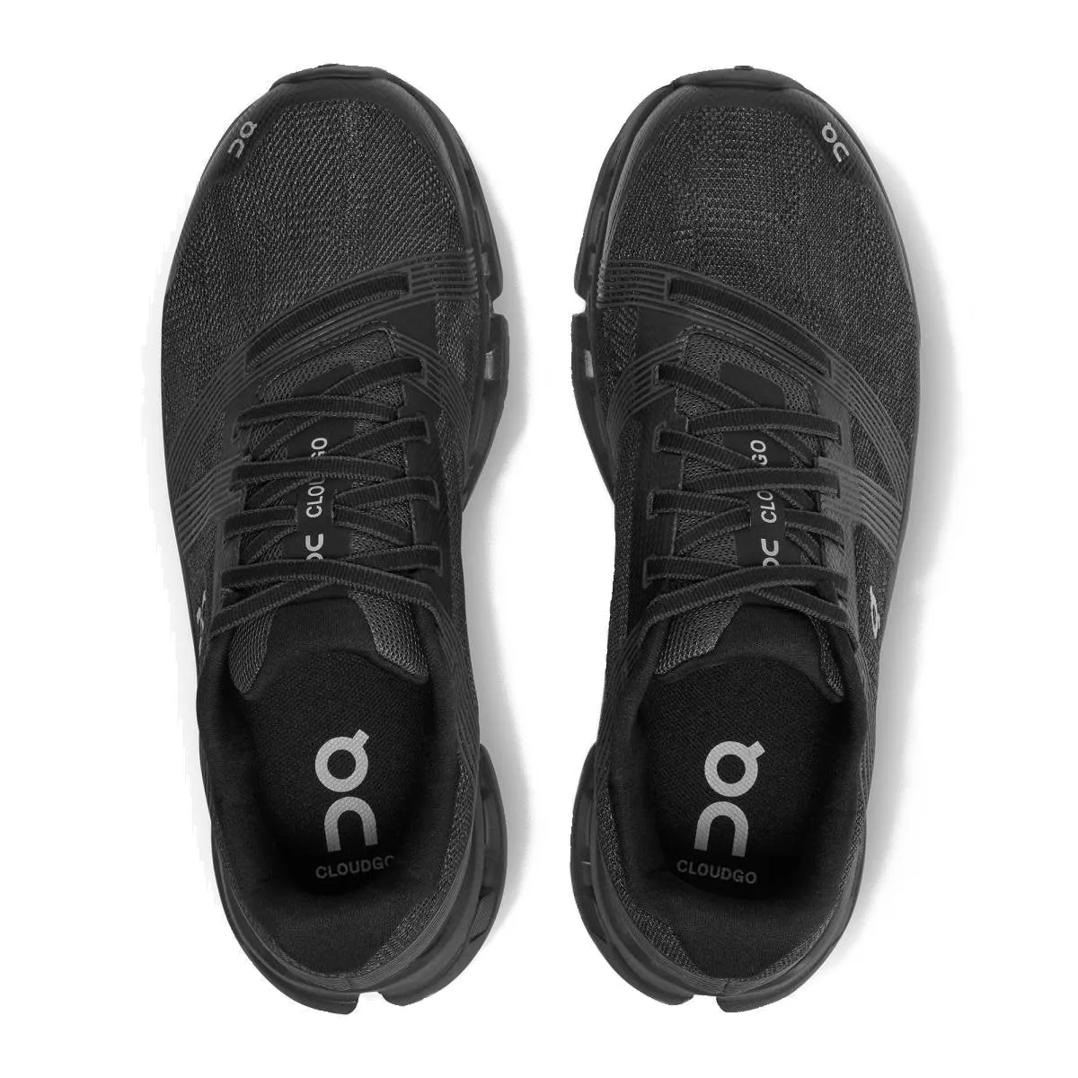 On Cloudgo Black Eclipse Wide Sneakers Women's