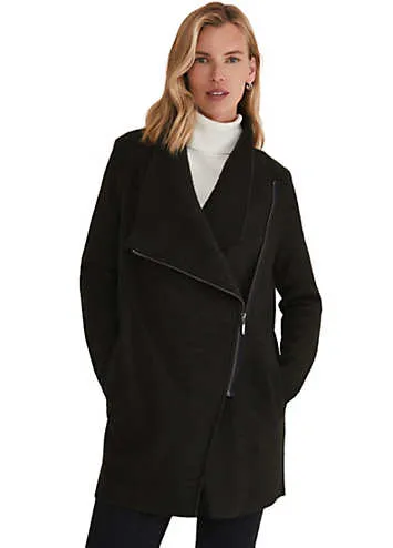 Phase Eight Byanca Zip Knit Coat | Grattan