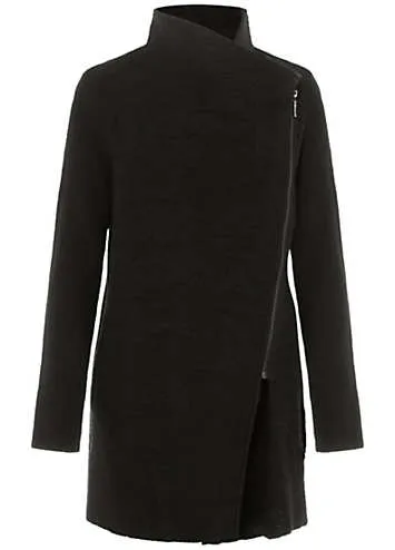 Phase Eight Byanca Zip Knit Coat | Grattan