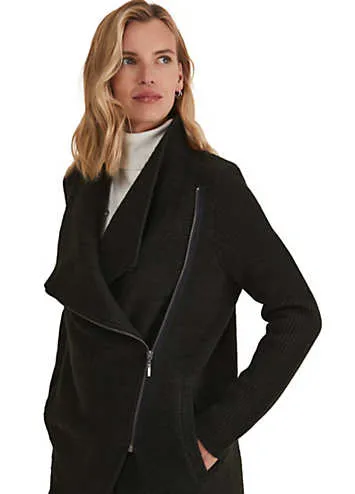 Phase Eight Byanca Zip Knit Coat | Grattan