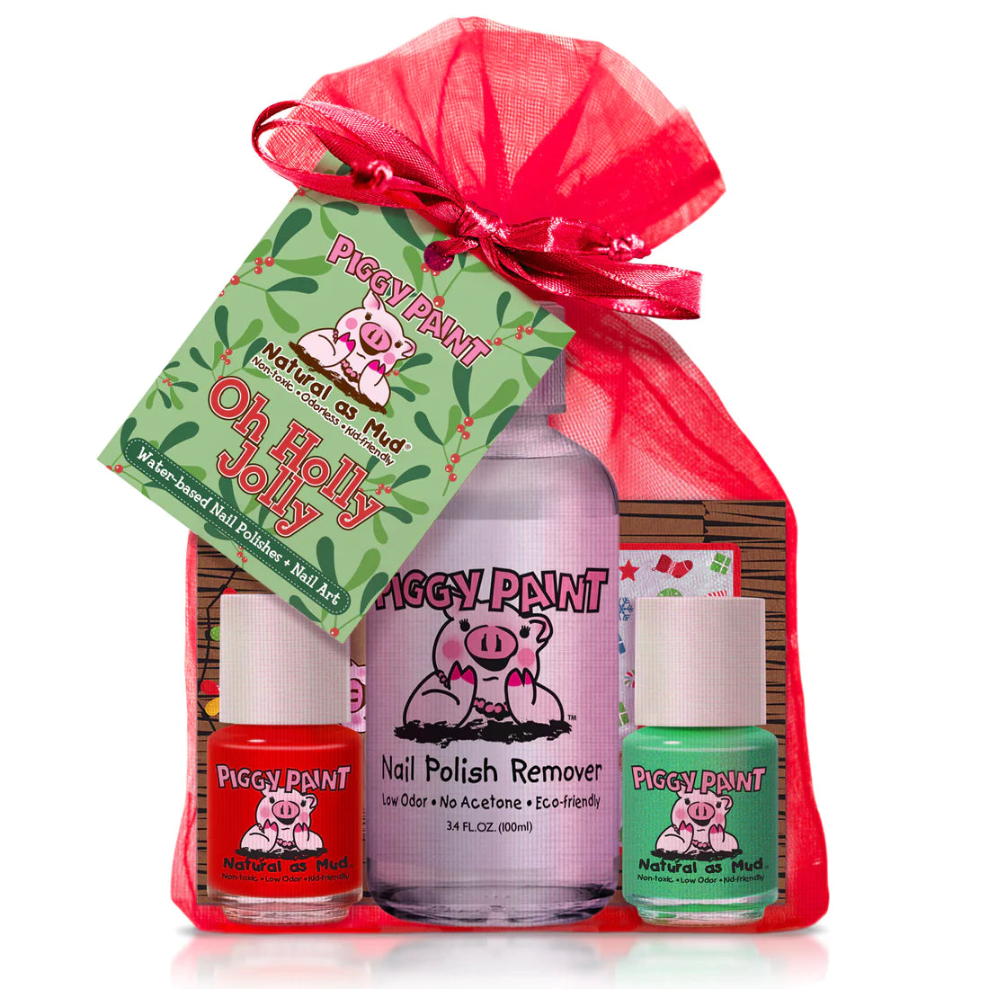 Piggy Paint Holly Jolly Gift Set