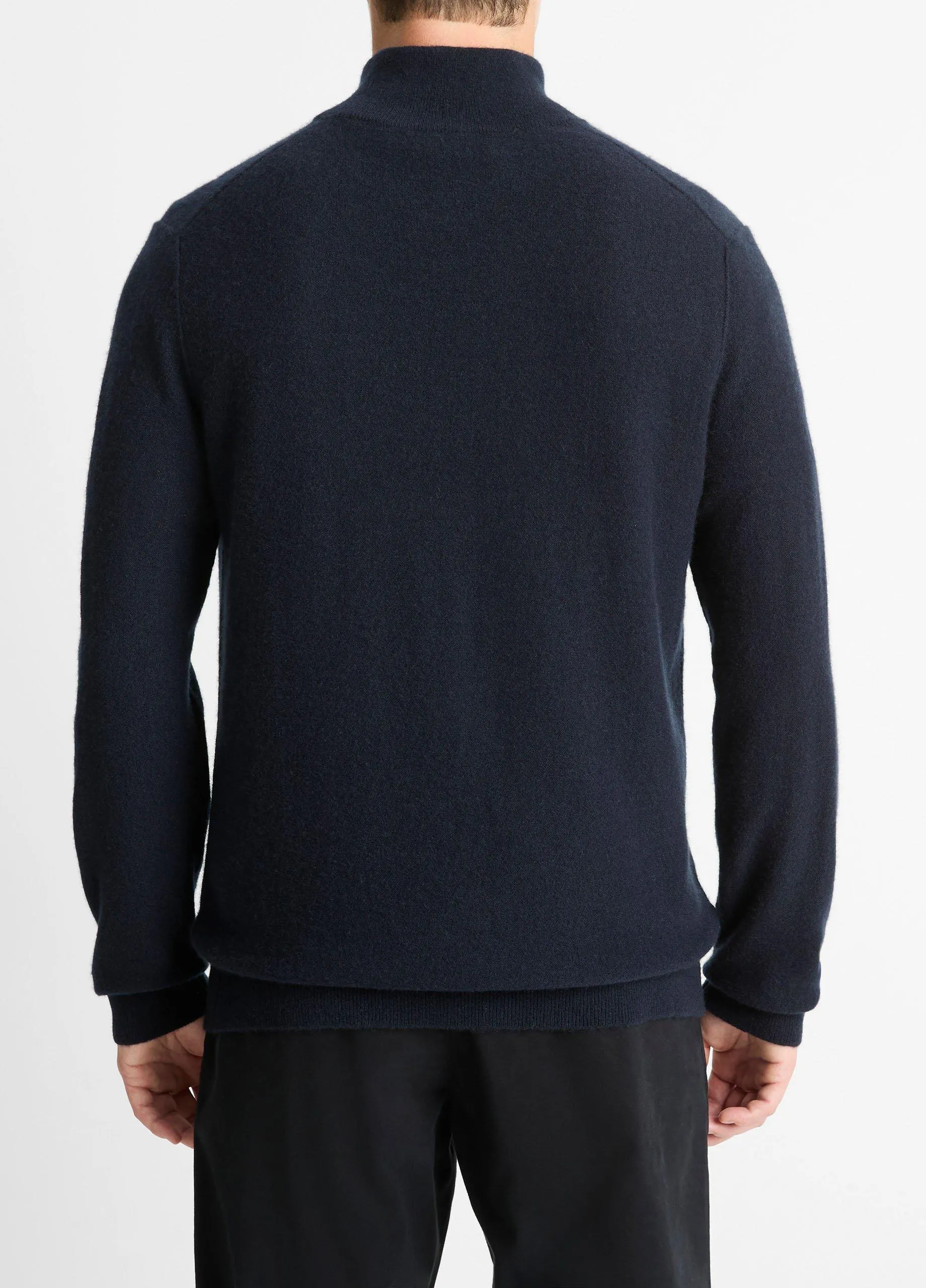 Plush Cashmere Quarter-Zip Sweater