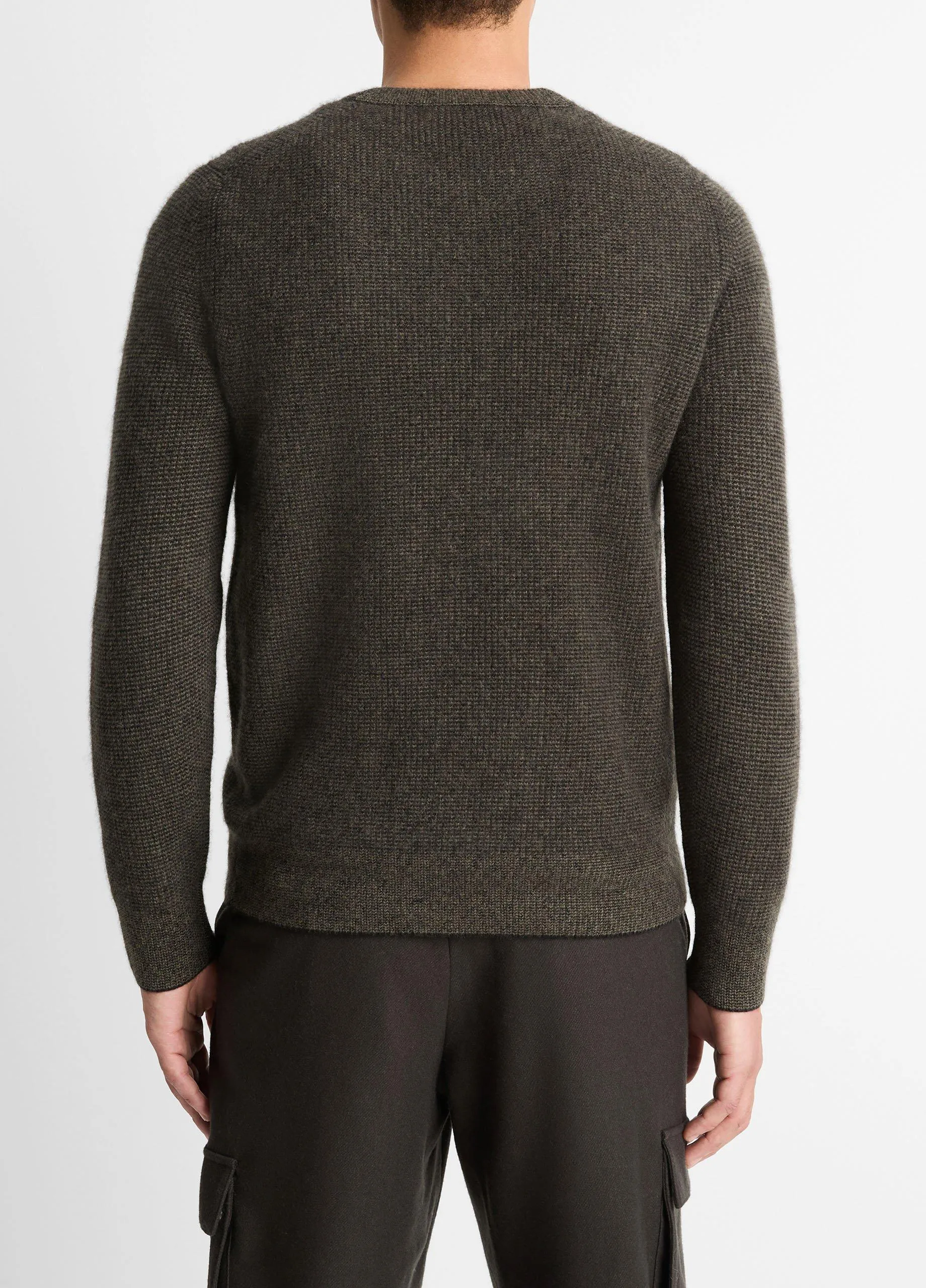 Plush Cashmere Thermal Crew Neck Sweater