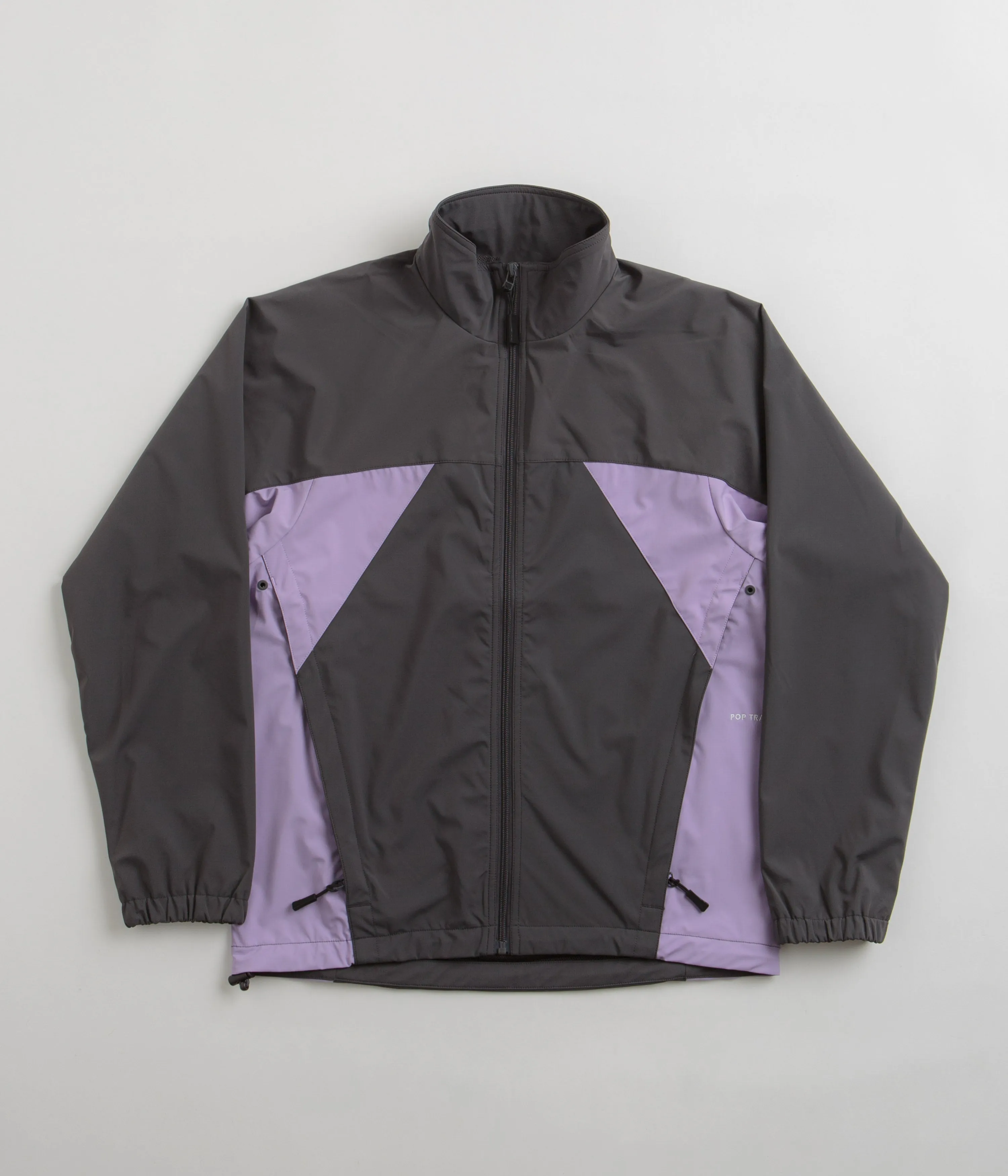 Pop Trading Company Two Tone Trainings Jacket - Charcoal