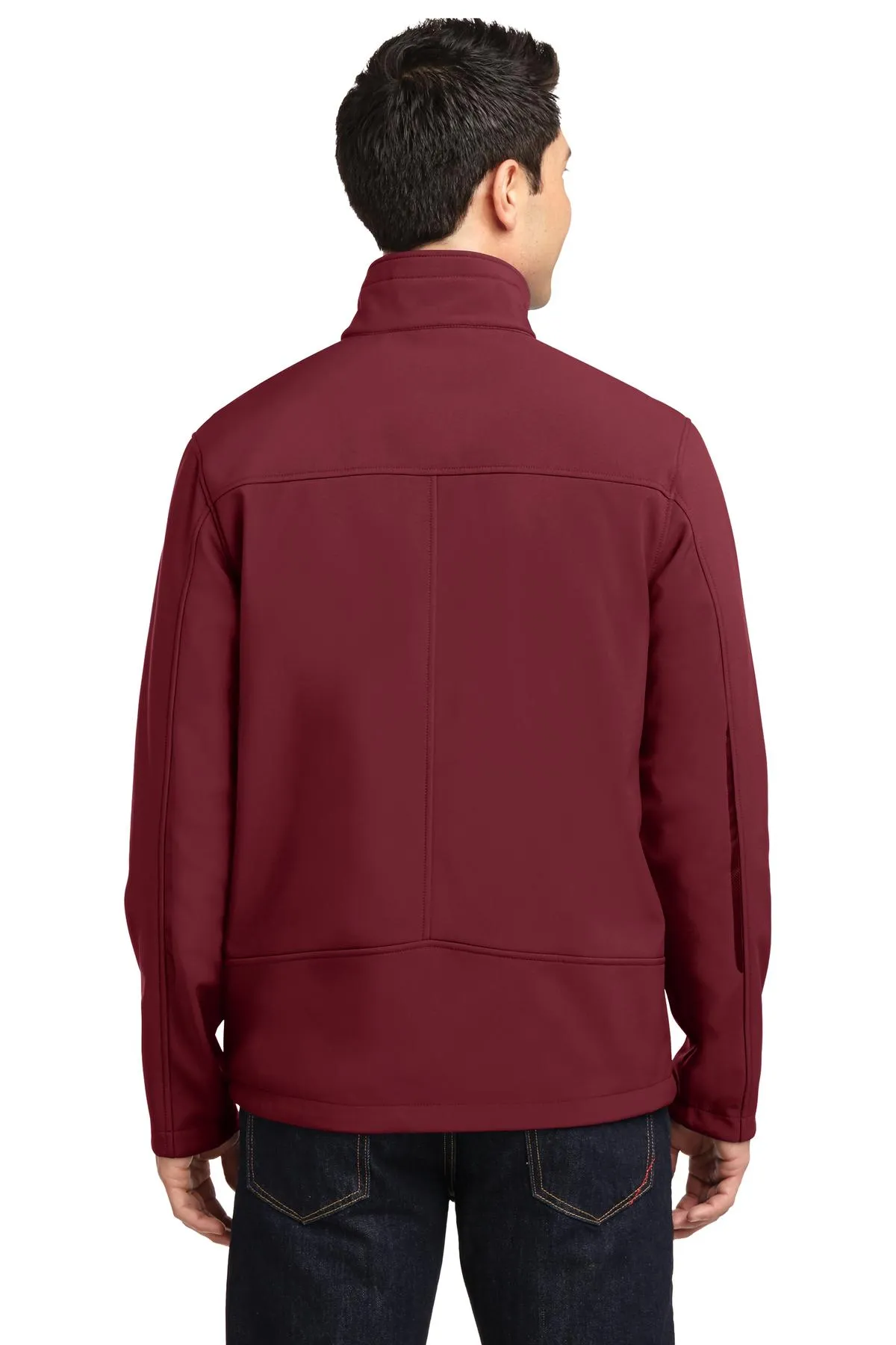 Port Authority Welded Soft Shell Jacket J324 Garnet