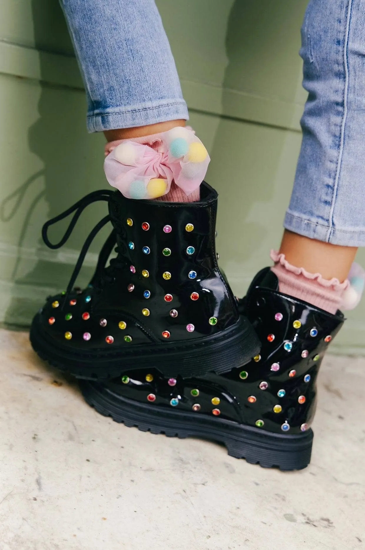 Rainbow Crystal Boots