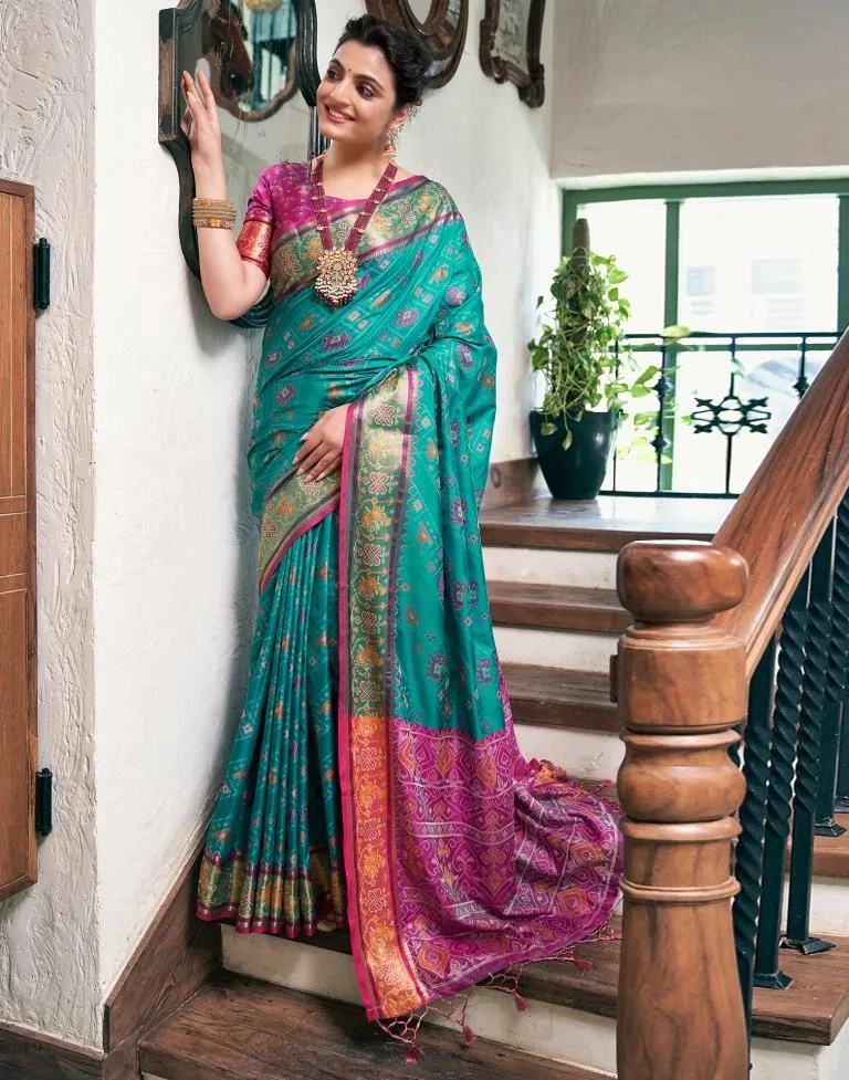 Rama Silk Woven Sarees