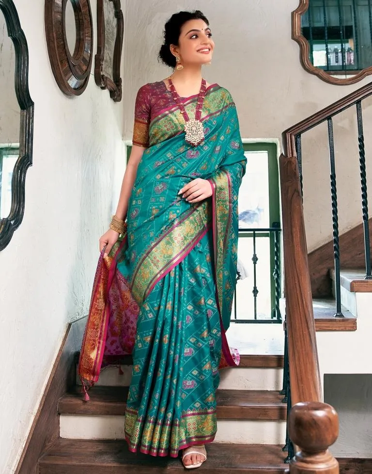 Rama Silk Woven Sarees