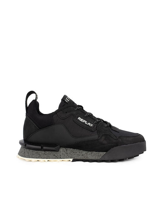 Replay Mens Field Classic X Shoes Black