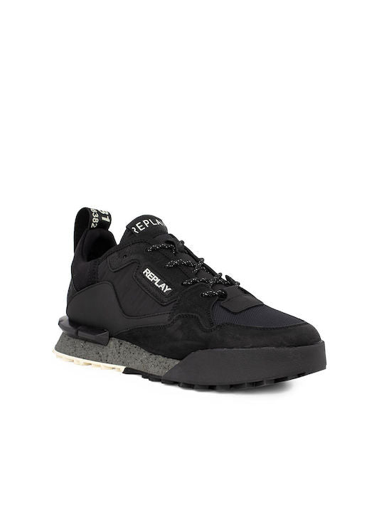 Replay Mens Field Classic X Shoes Black