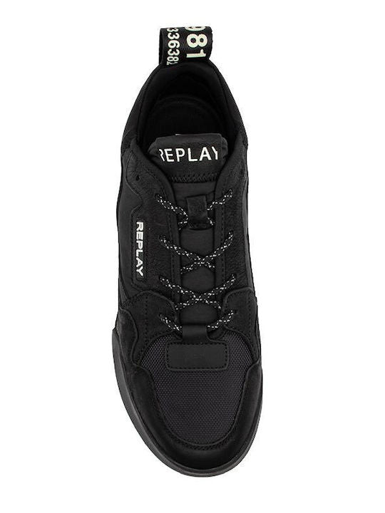 Replay Mens Field Classic X Shoes Black