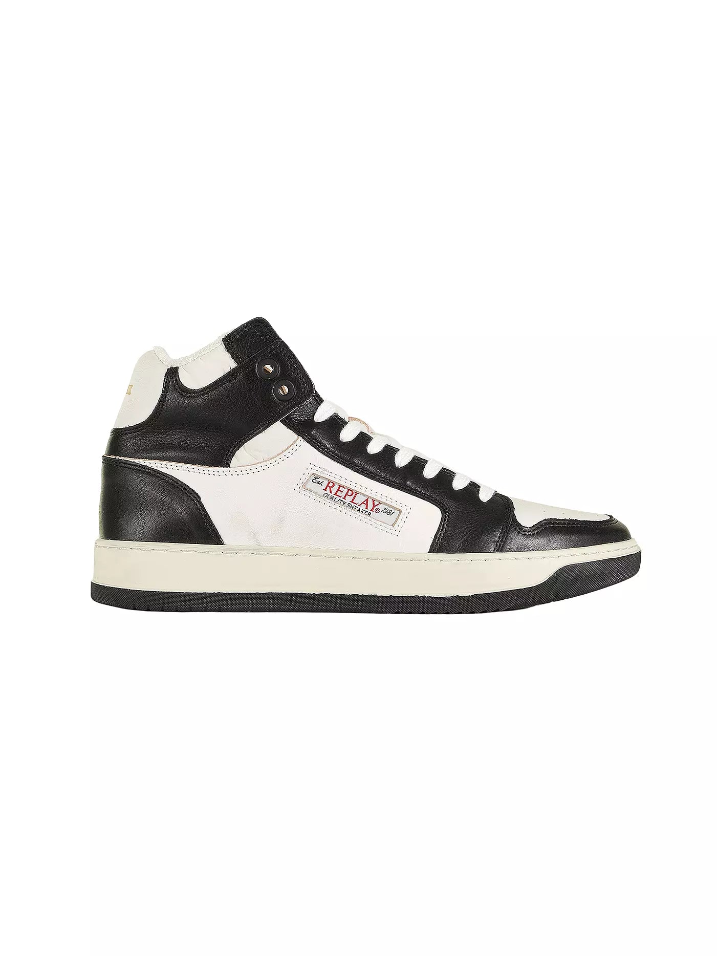 Replay Mens Reload Bicolor Shoes Black/White