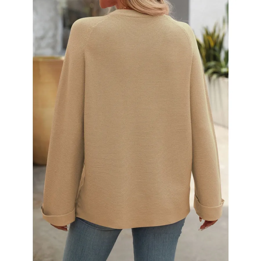 Round Neck Long Sleeve Sweater