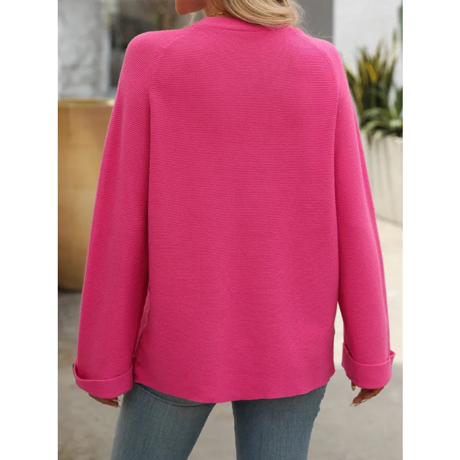 Round Neck Long Sleeve Sweater