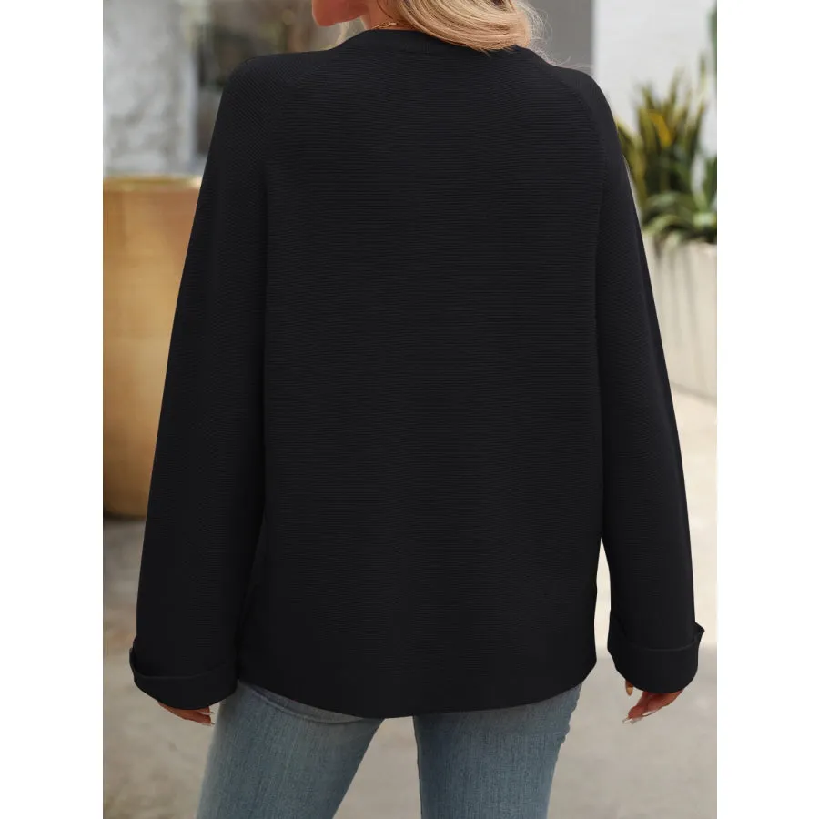 Round Neck Long Sleeve Sweater