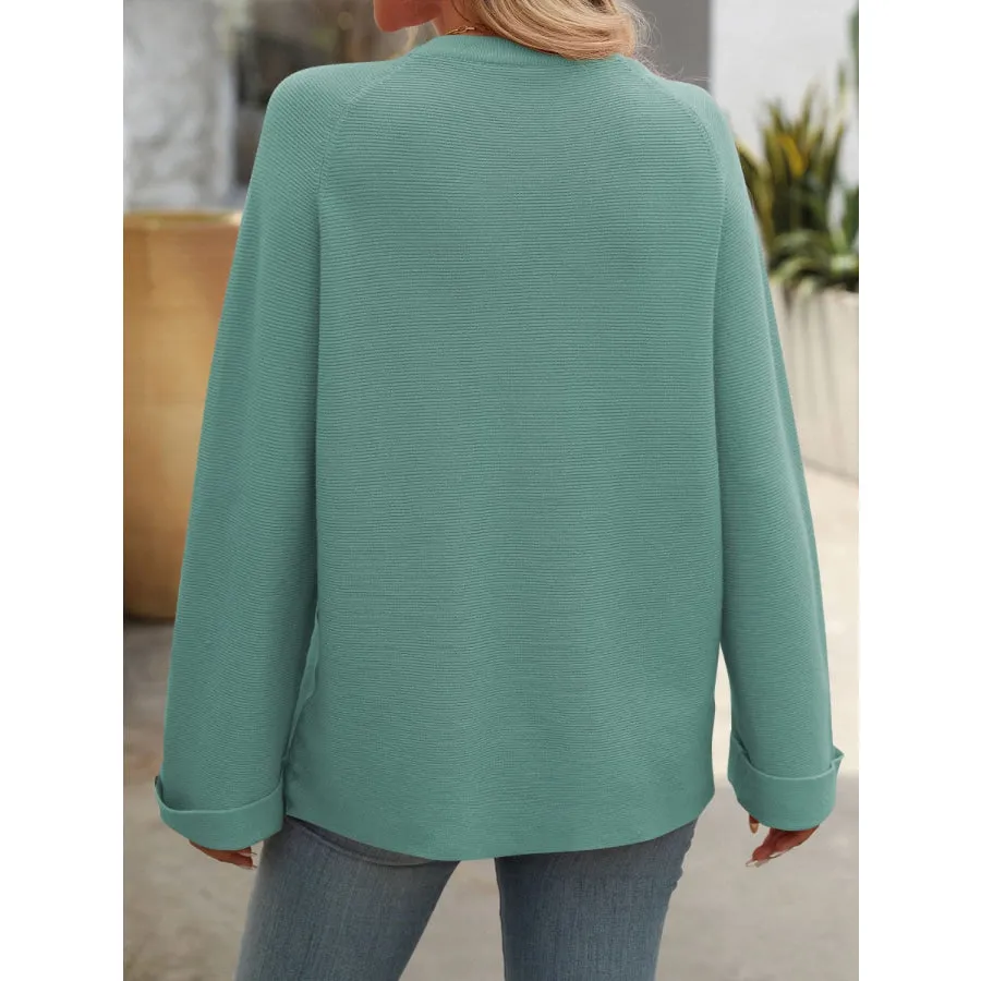 Round Neck Long Sleeve Sweater