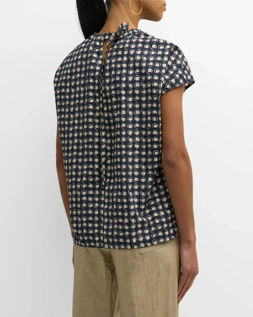 S Max Mara  |Cotton Short Sleeves Shirts & Blouses