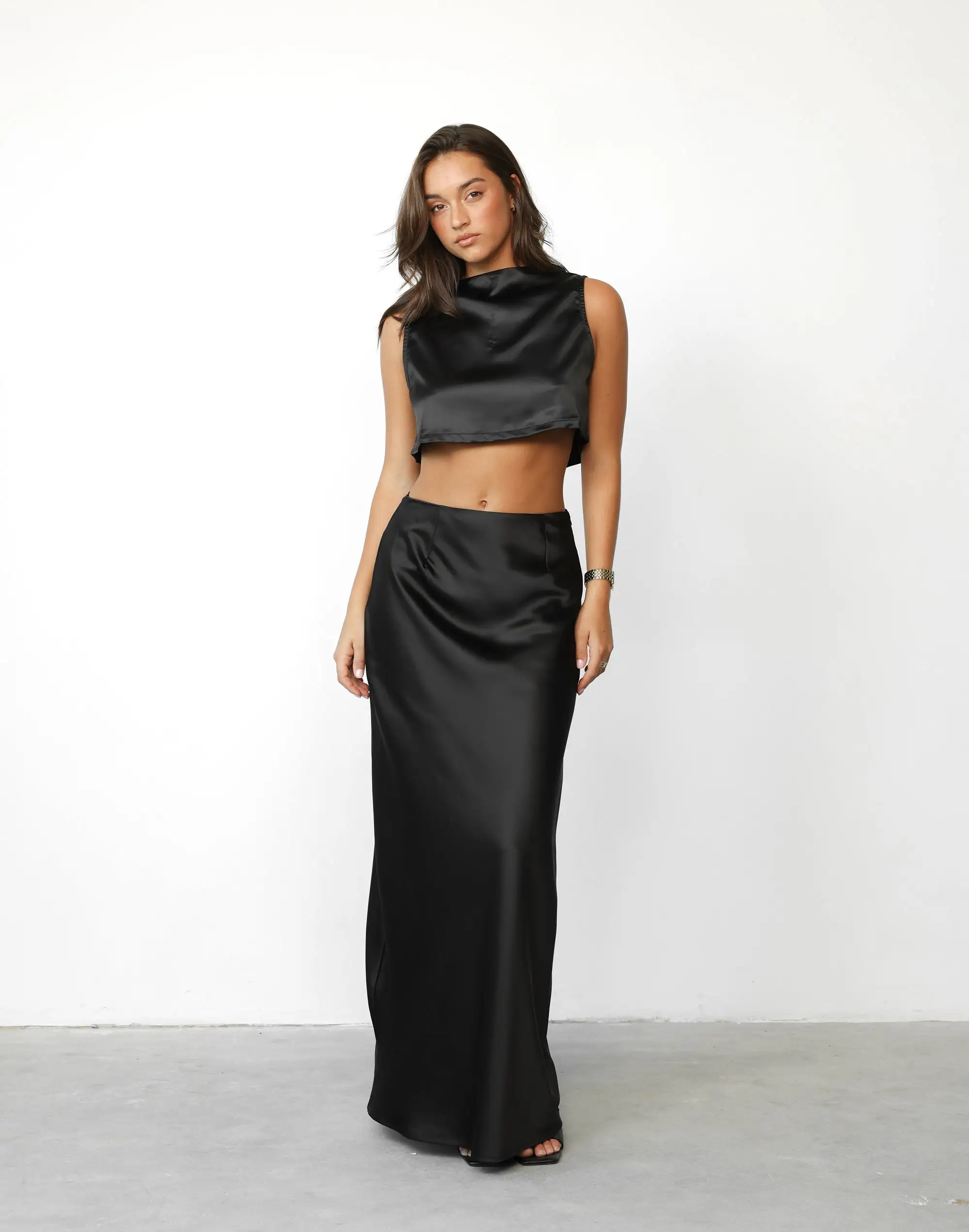 Sincerity Maxi Skirt (Black)