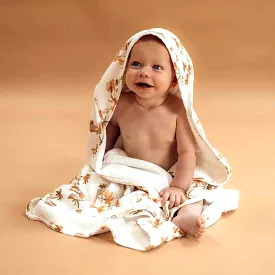 Snuggle Hunny Organic Hooded Baby Towel - Palm Spring