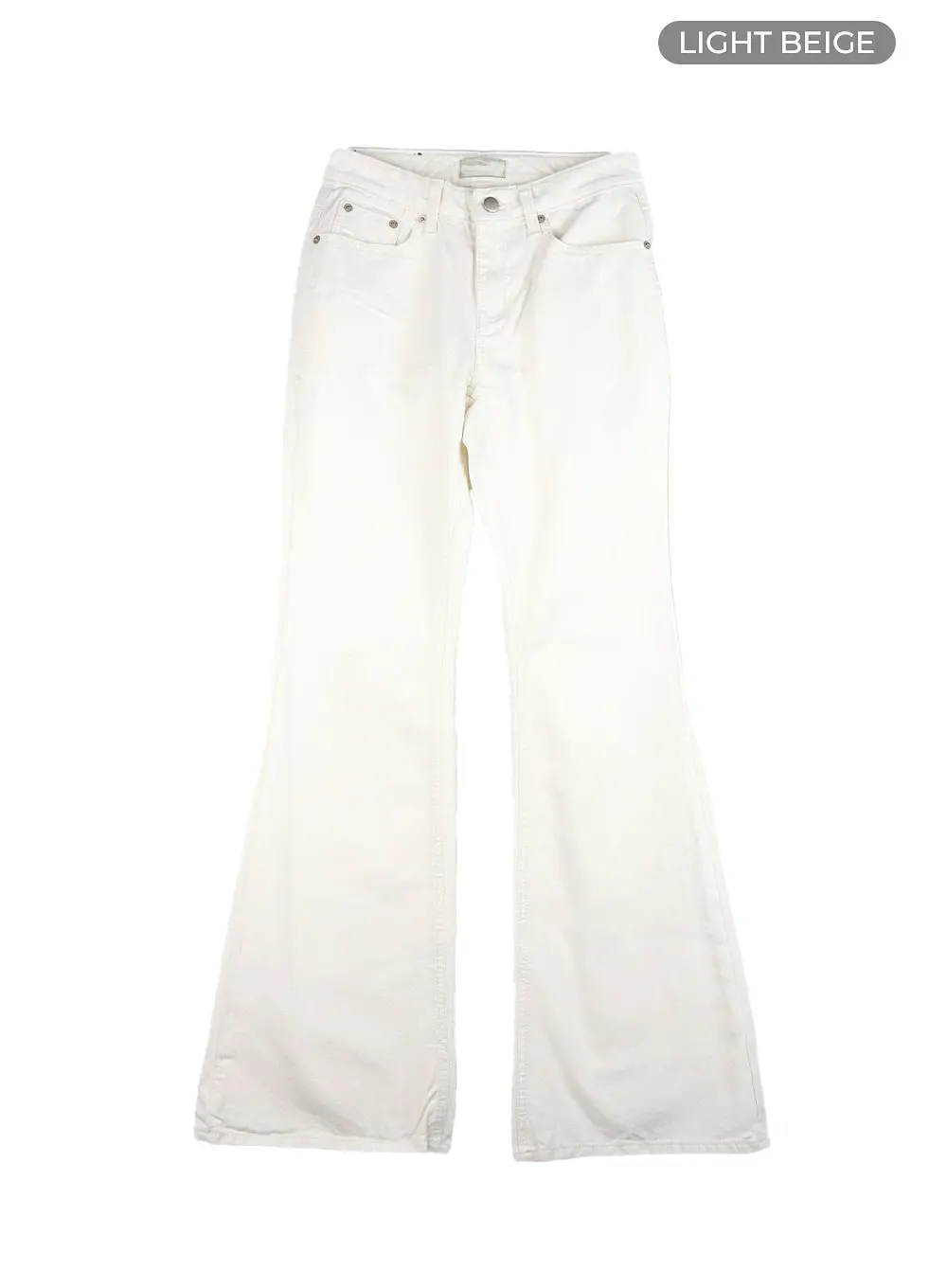 Solid Bootcut Pants CA408