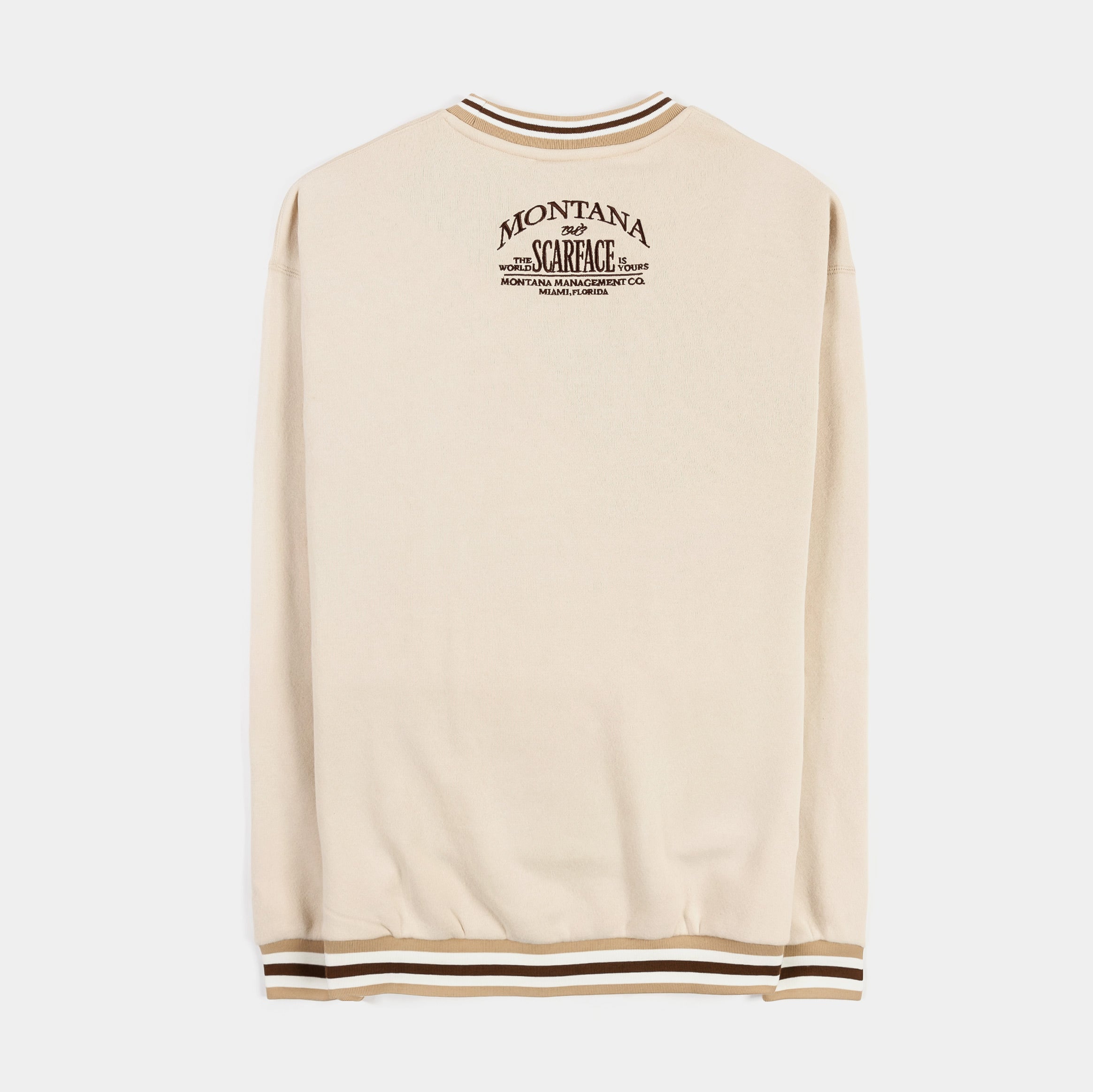 SP x Scarface Pullover Mens Crewneck (Beige)