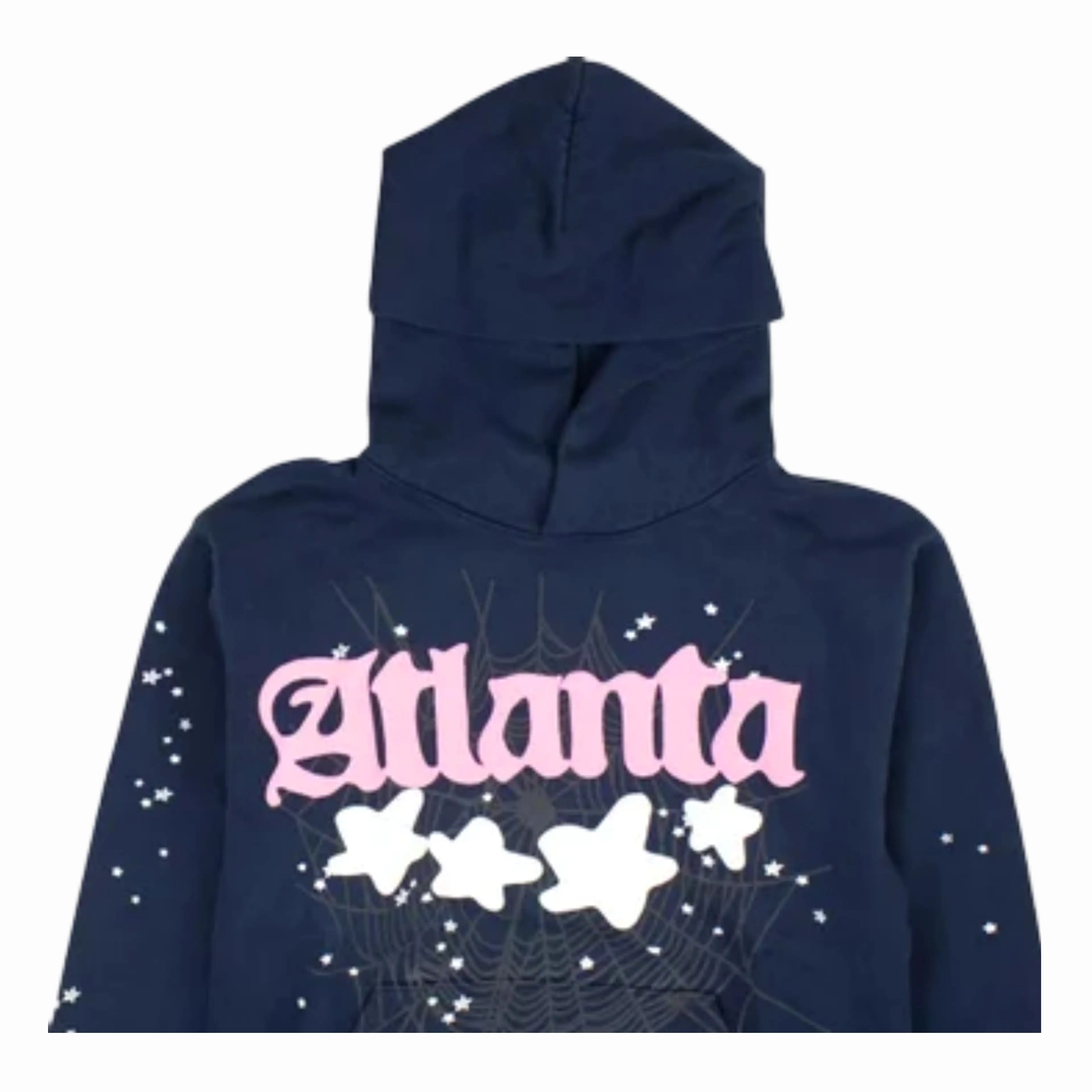 Sp5der 'OG Web Atlanta' Pullover Hoodie Navy SS23