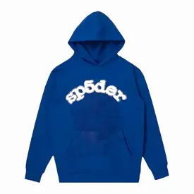 Sp5der 'OG Web' Pullover Hoodie Blue SS21