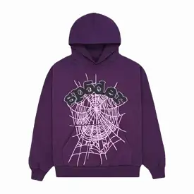 Sp5der 'OG Web' Pullover Hoodie Grape / Purple SS23