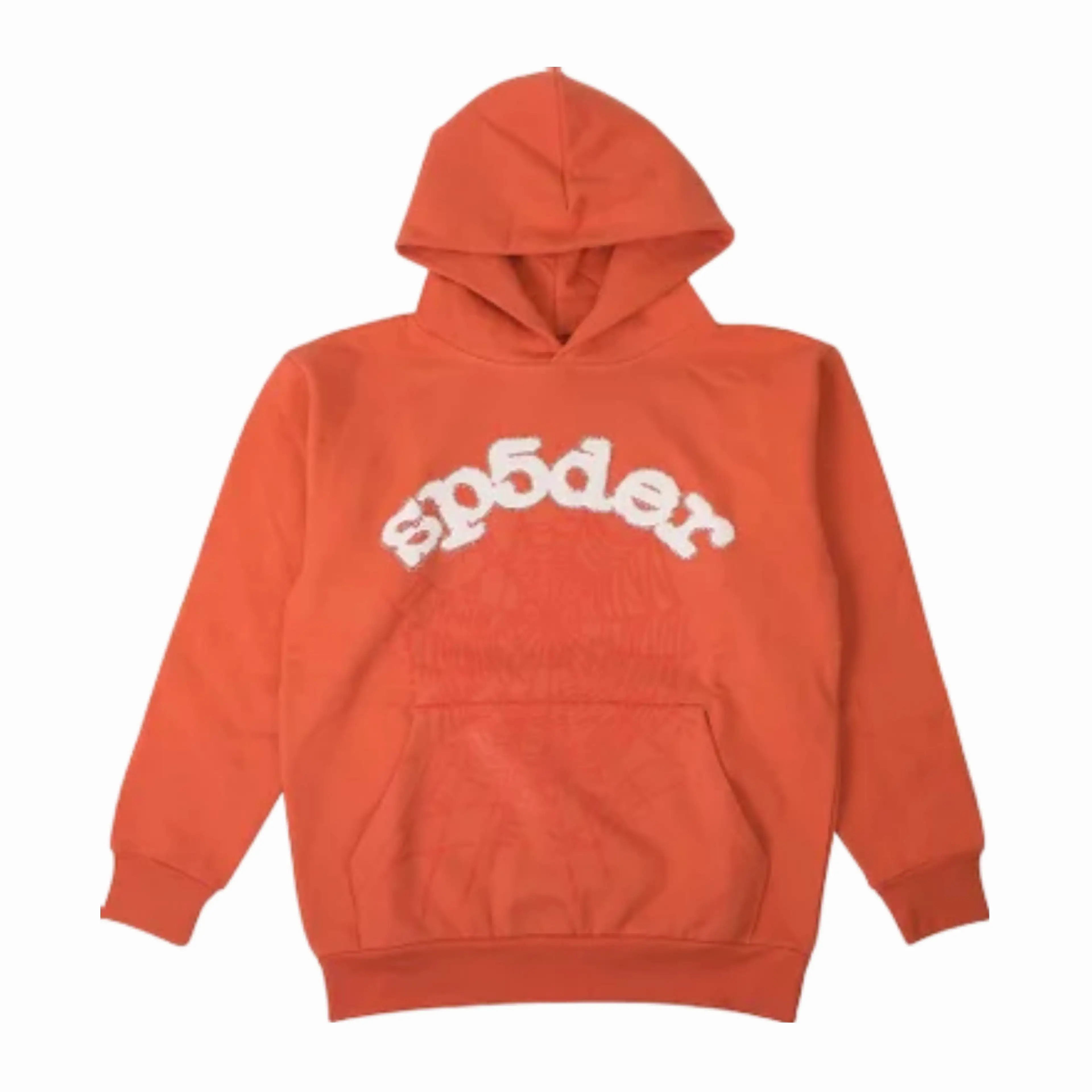 Sp5der 'OG Web' Pullover Hoodie Orange SS21